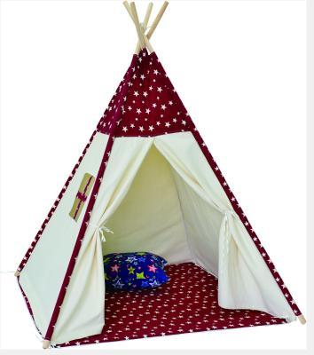 China Portable High Quality Indian Tepee Play Tent For Kids for sale