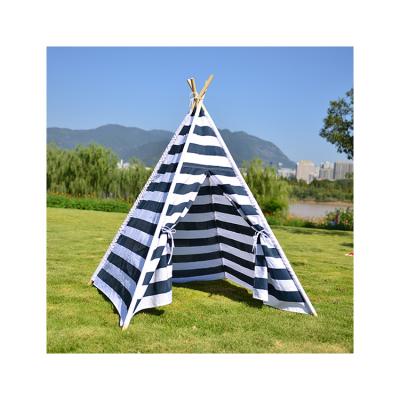 China Portable Wholesale High Quality Soft Canvas Kids Indian Teepee For Indoor for sale