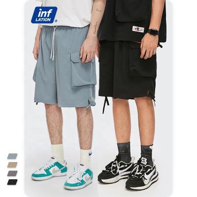 China Wholesale OEM Men's Summer Outdoor Custom Shorts Anti-Wrinkle Pants Elastic Waist Men Summer Shorts Set for sale