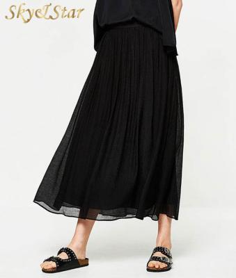 China Wholesale Plus Size Black Ladies Plus Size Long Straight Skirts for sale