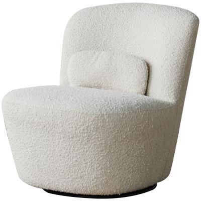 China Adjustable Modern Simple Lamb Hair Sofa White Leisure Chair (Other) for sale