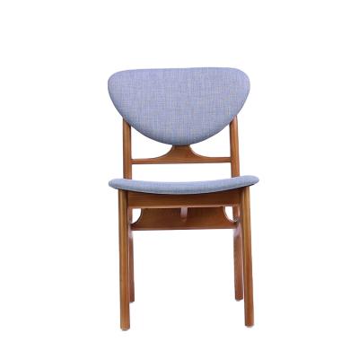 China (Other)Adjustable Soft Bag Restaurant Solid Wood Casual Single Western Backrest Dining Chair for sale