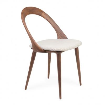 China Modern simple restaurant solid wood Ester Dining Chair in hotel wood for sale