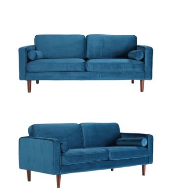 China Chesterfield SOFA Living Room Furniture New Blue Green Design Fabric Sectional Sofa for sale