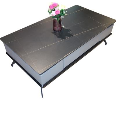 China New Design Adjustable Modern Style Slate Stone Top Coffee Table (Other) for sale