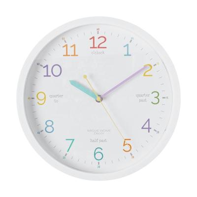 China Modern Minimalist 10inch Promotional Cheap Nordic Plastic Wall Clock for sale