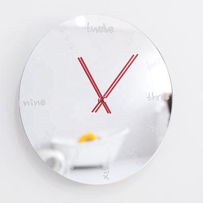 China Wholesale 12inch 30cm Minimalist Modern OEM Customized Design Decorative Glass Wall Clock for sale