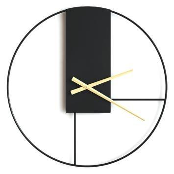 China Minimalist round metal wall clock home decoration for sale