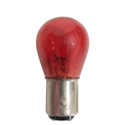 China S25 BAY15D 12V 1157 Traditional Red Automotive Bulb For Tail Light S25 BAY15D 12V21/5W RED for sale