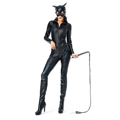 China Halloween costume models factory direct sales sexy black sexy catwoman costume for sale