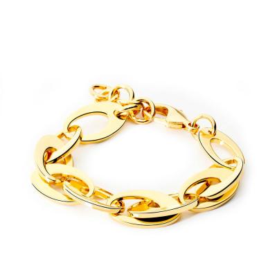 China VAROLE FASHION Trendy Link Chain Bracelets For Women Simple Armband Gold Color Bracelet Fashion Jewelry Pulseras Gifts for sale