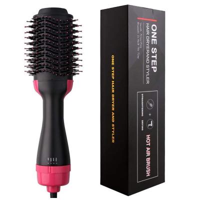 China Ionic Multifunctional Black Color Hair Dryer With Comb Hot Air Straightening for sale