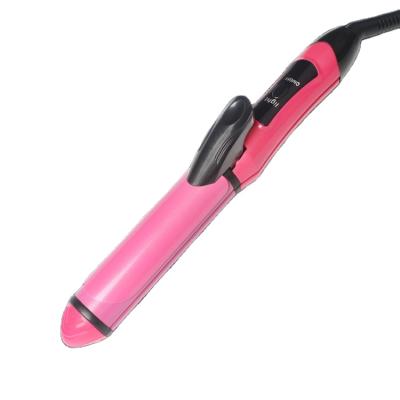 China 2in1 Hair Straightener Curling Iron Outdoor Titanium 1/4 Inch Fast Flat Iron Hair Straightener for sale