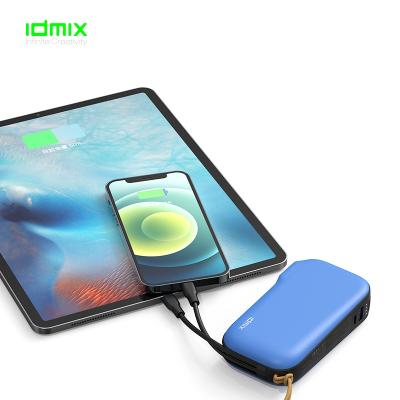 China Fast Fast Charging Support 10000mah 20W Portable Charger Power Bank With Lighnting Android Type-C Charging for sale