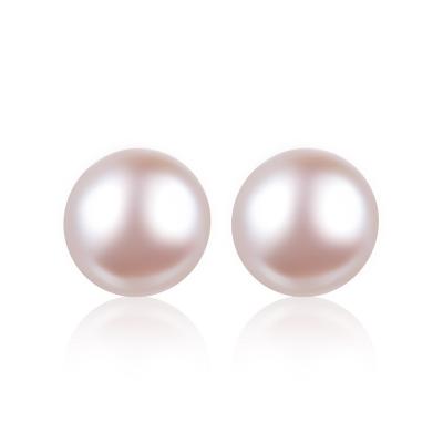 China Eco-Friendly 925 Stud Earrings Yellow White Silver Simulated Bridal Freshwater Pearl Bling Imitation Pearl Earrings for sale