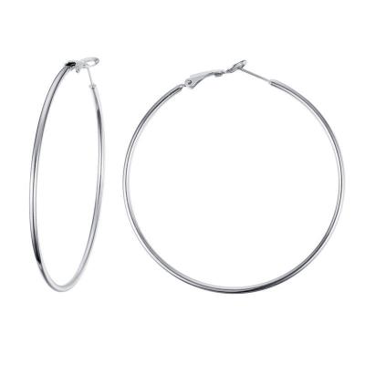 China Environmental Friendly 14K Gold Plated Large Hoop Earrings Hoop Earrings Set Silver Hoop Earrings For Women Girls for sale