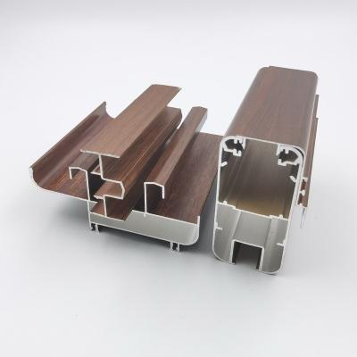 China door & Window Wood Aluminum Profiles For Sliding Doors And Windows for sale