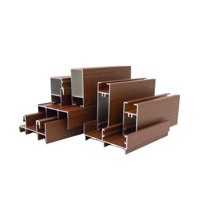 China door & Window Profile Aluminum Extrusion For Wooden Windows Chile Bolivia Color for sale