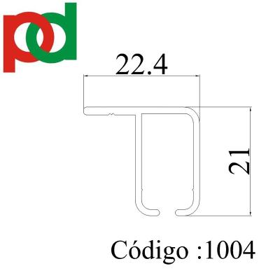 China 6063T5 Aluminum Glass Wall Profiles Extrusion For Curtain for sale