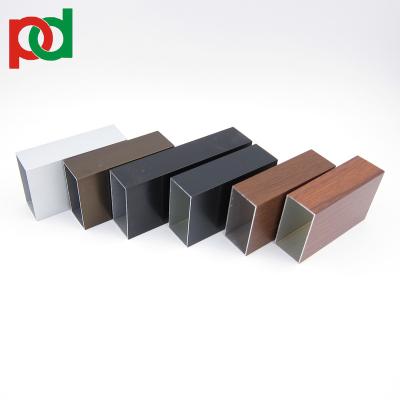 China door & Window RECTANGULAR TUBOS Perfiles de Aluminio for sale