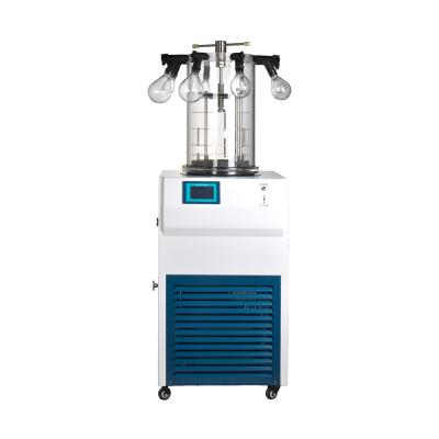 China Medicine Processing 20kg Standard Type Multi-manifold Lab Uses Vacuum Freeze Dryer for sale