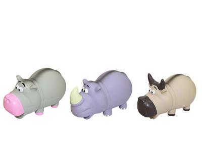 China OEM Viable Hippo Squeaky Thinkerpet Pet Toys Latex Dog Toy for sale