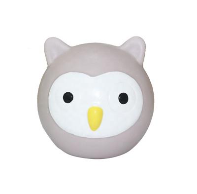 China 2020 Viable Promotion Mini Latex Owl Dog Toys For Squeaky Small Dog And Puppy Toys for sale