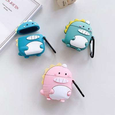 China For Earphone For Airpods Case 3D Cartoon Cute Soft Silicone Earphone Cases For Apple Air Pods 1/2 Radio Earphone Cover Bags Inpods for sale