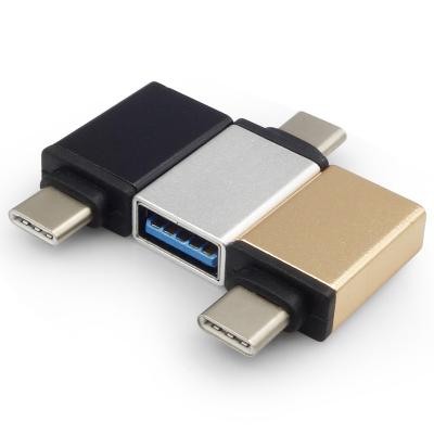 China Mini USB3.0 USB-A Adapters USB 3.0 Female Mac Pro USB-C Converter Connector USB-C Data Sync Type to Type-C 3.1 B Male OTG Adapter of server center for sale