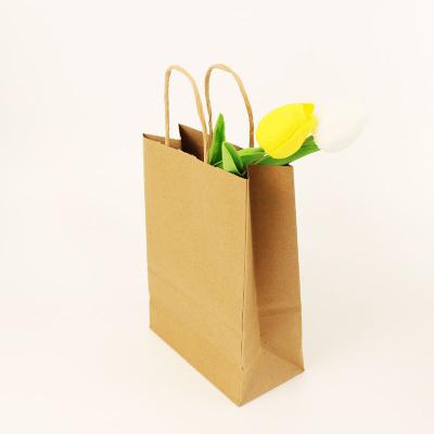 China Recyclable / Reusable / Eco friendly / Disposable / Durable customized colors boutique recyclable kraft paper shopping bag for gift packaging for sale