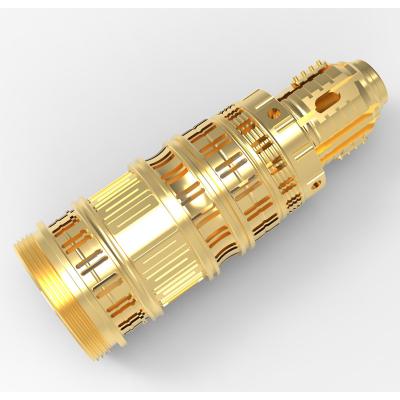 China Customized Aluminum Alloy CNC Turn Machine Accessories Precision Machining Copper Aluminum Non-Standard Parts Computer Pipes Processing for sale