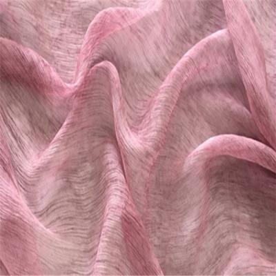 China Promotion Organic Price In-stock Graceful Silk Ply Georgette Fabrics With Nice Colors For Women Scarves for sale