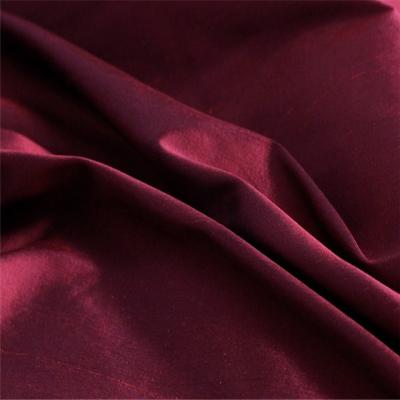 China Organic Black Color 13497 Dupion Silk 16m/m Dupioni Silk Fabrics For Women for sale