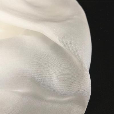 China Plain Chiffon Boski Silk Chiffon Natural Silk Fabric For Women Clothes From Factory for sale