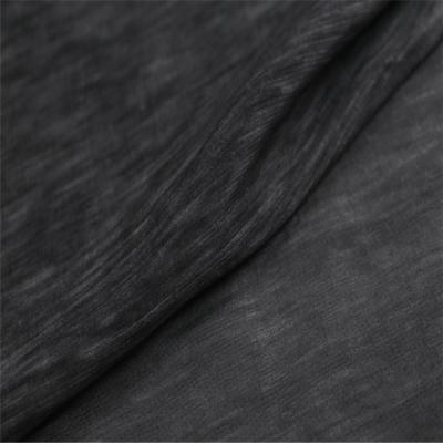 China Organic Elegant Black Custom Dyed Plain Dyed Linen Fabric Hemp Silk Fabric Plain Dyed Wholesale Price for sale