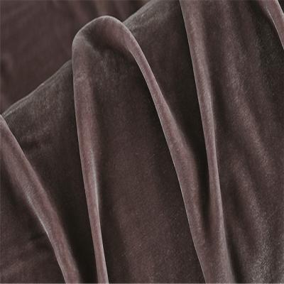 China Silk Fabric Feeling Soft Without China Organic Factory Velvet Silk Ready Goods Velvet Sample For Clothing for sale