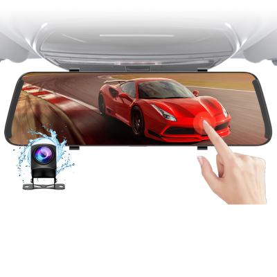 China Waterproof Durable Using Dash Camera Car Rear View Mirror Android IPS 2.5D Touch Screen Surveillance 24 WDR Wide Angle Hours for sale