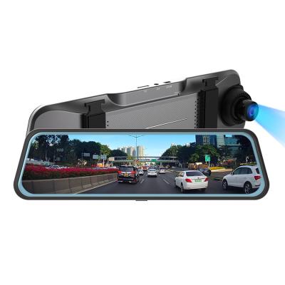 China Waterproof 1080P WDR 9.66 Inch Streaming Media Car Rear View Mirror Camera Night Vision DVR VCR Reversing Assist Dash Cam for sale