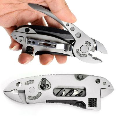 China 2022 Unrated Factory Multifunctional Outdoor Camping Multifunctional Wrench Hardware Folding Screwdriver Tool Kit Pliers for sale