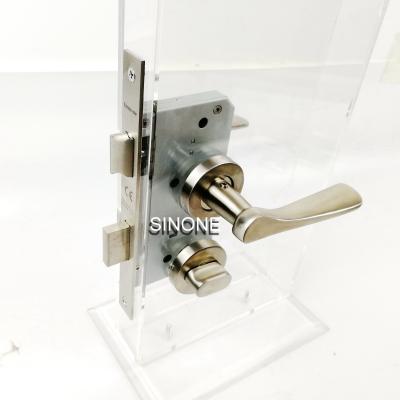 China Euro SS304 78mm Bathroom Privacy Room/Privacy Lock Mortise Bathroom Lock Body For Privacy Room Washroom Fire EN12209/DIN18251 Rated for sale