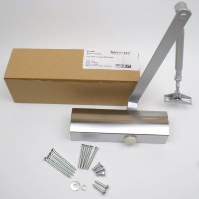 China Contemporary Door Closer Track Arm Type High Quality Aluminum Material With Removable Stainless Steel Square Cover / Square Pattern for sale