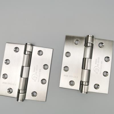 China Modern UL Listed ANSI Grade Ball Bearing Hinge Rated Stainless Steel SS 304 Fire Resistant Door Hinge Thickness 3.4mm 4mm4.6mm 5mm 6mm for sale