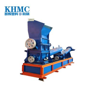 China Recycled plastic pellet extrusion WASTE PLASTIC REUSE machine with erema system for sale