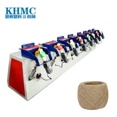 China Rope Winding New Design PP Twist Tying Balls Machine 10 Heads PP Rope Ball Making Machine for sale