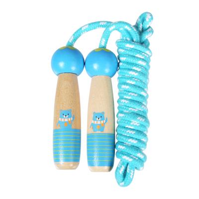 China Speed ​​Jump Forming Fitness Gym Training Exercise Handle New Color Jump Rope Multi Wooden Equipment Indoor Jump for sale