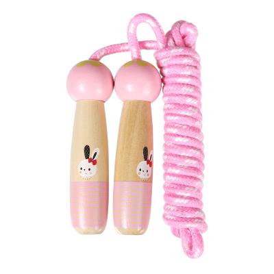 China Speed ​​Jump Training Fitness Exercise Private Label Skipping Rope Indoor Wooden Cheap Cross High Quality Wooden Equipment for sale