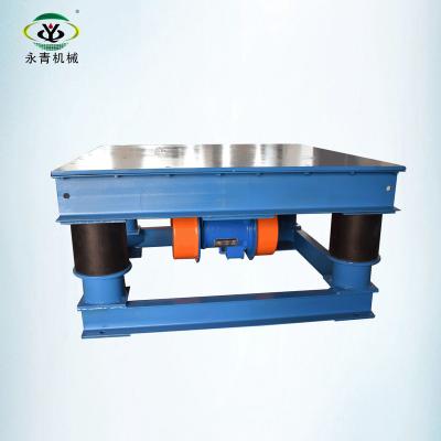 China Material Consolidating Vibrating Table For Concrete Molds With 1000*1000mm Table Size for sale