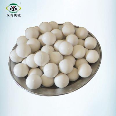 China Abrasion Resistant White Solid Rubber Balls For Vibration Machine for sale