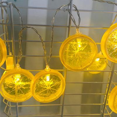 China Battery Operated Decoration Series Holiday Light 1.5M Fairy Plastic Lemon Led String Light for sale