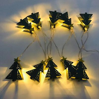 China Decoration Light Factory Supplies Christmas Tree Shape Party Led Lights String Decoration for sale